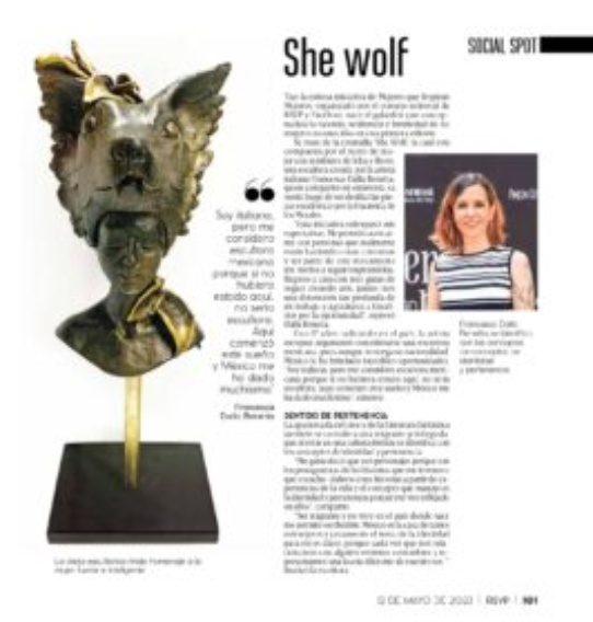SHE WOLF - MUJERES QUE INSPIRAN MUJERES