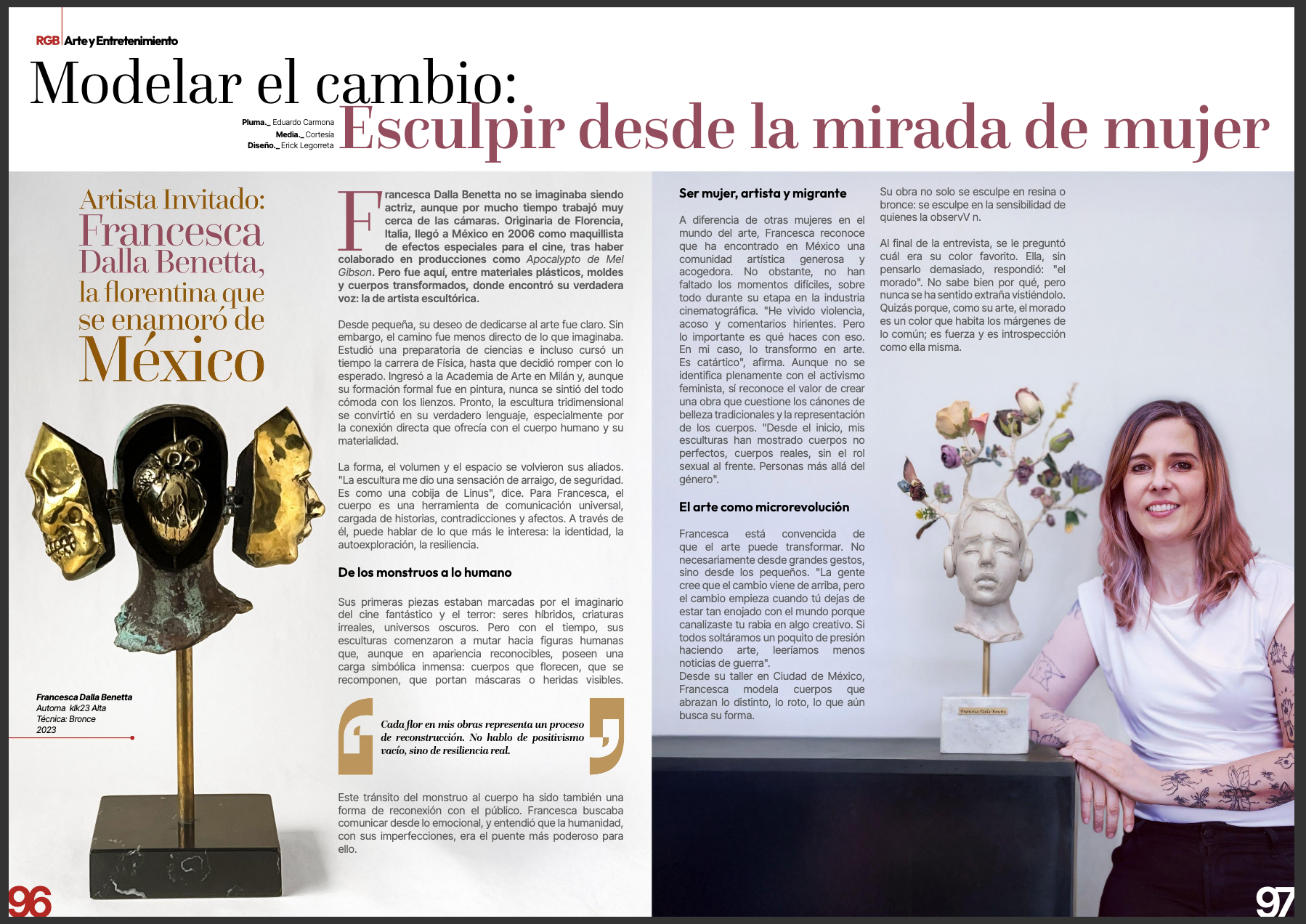 Modelar el cambio, entrevista en RGB 360