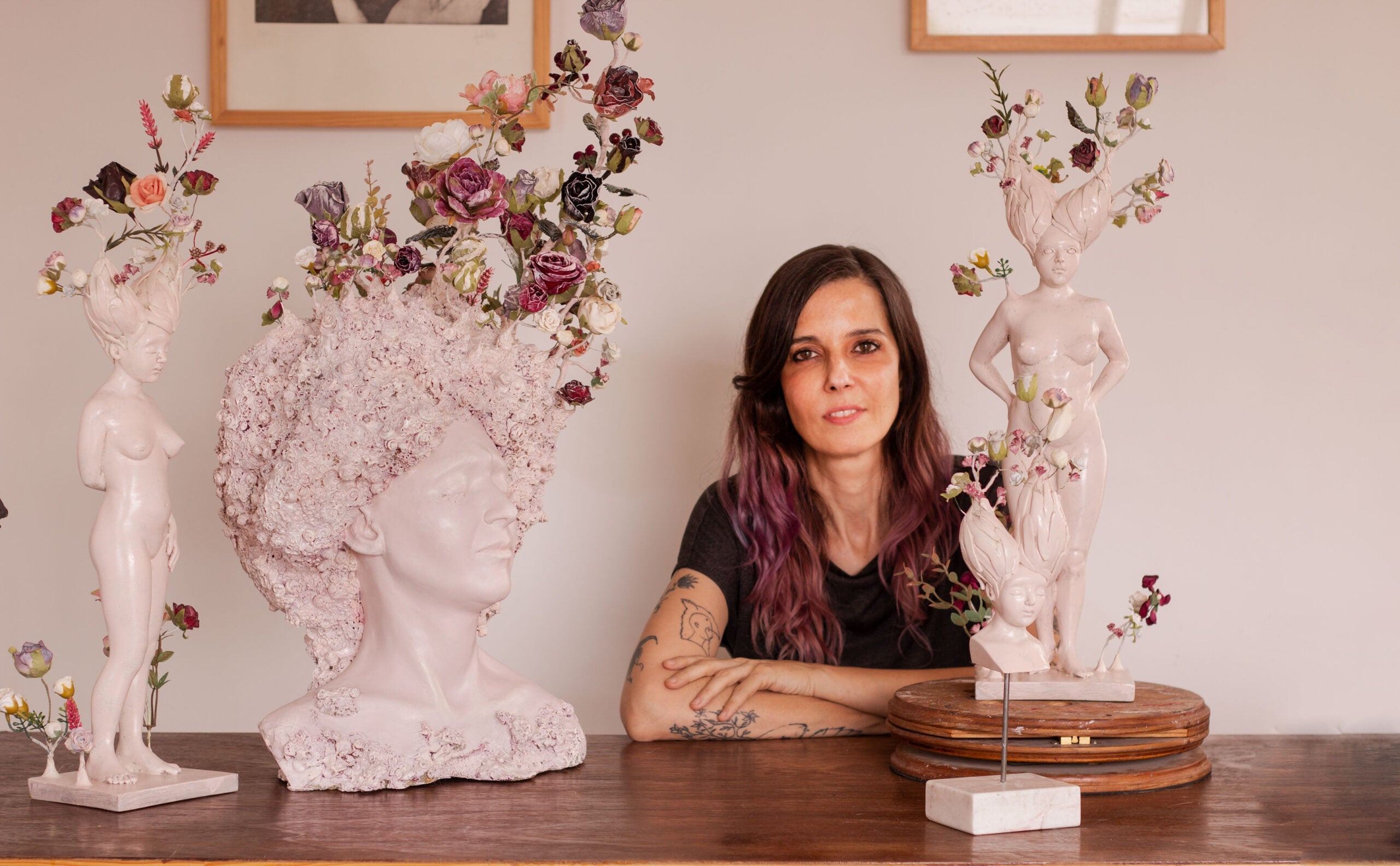 The sculptor Francesca Dalla Benetta celebrates 45 years of life and 15 years of residency in Mexico with an exhibition at Aguafuerte Galería.