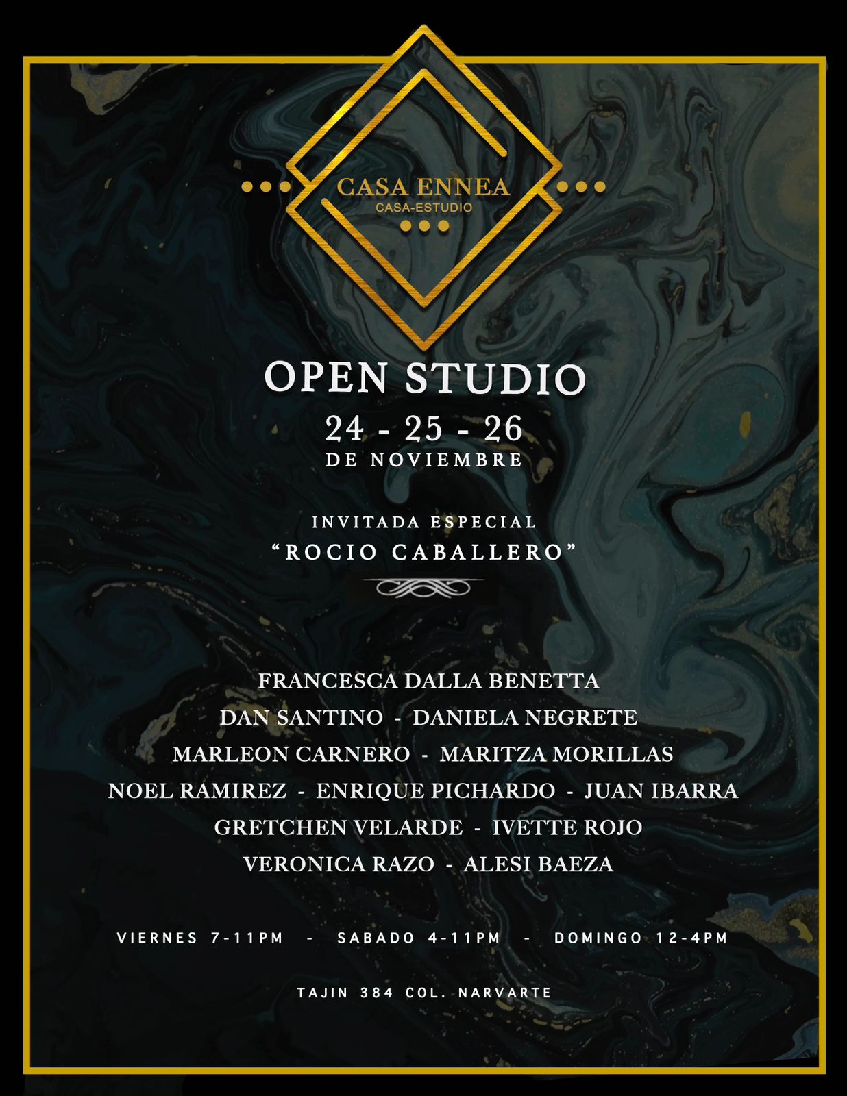 HOY COMIENZA EL OPEN STUDIO DE CASA ENNEA !!!