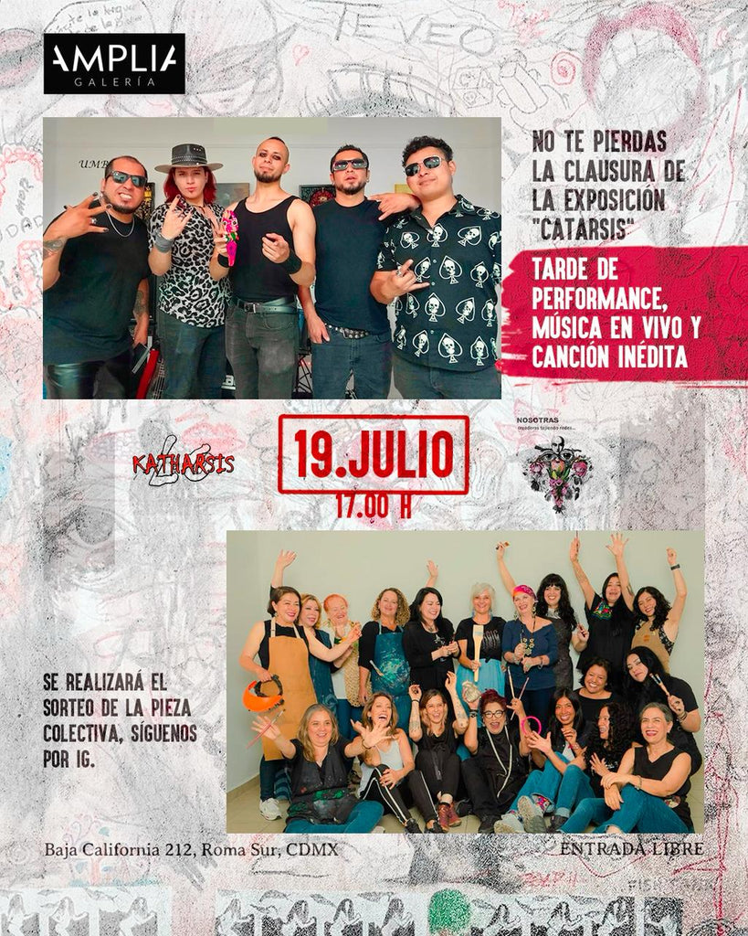 Clausura de la exhibición colectiva CATARSIS: arte, música y comunidad