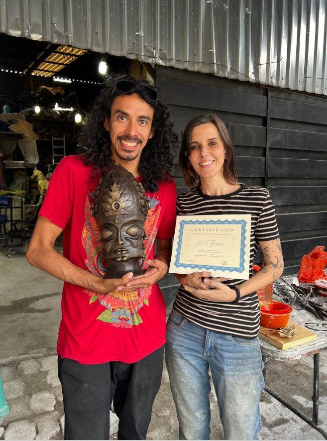 CURSO DE ESCULTURA EN BRONCE PRESENCIAL EN LA CDMX !!!