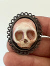Small skull resin ring