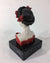 Red Catrina bust